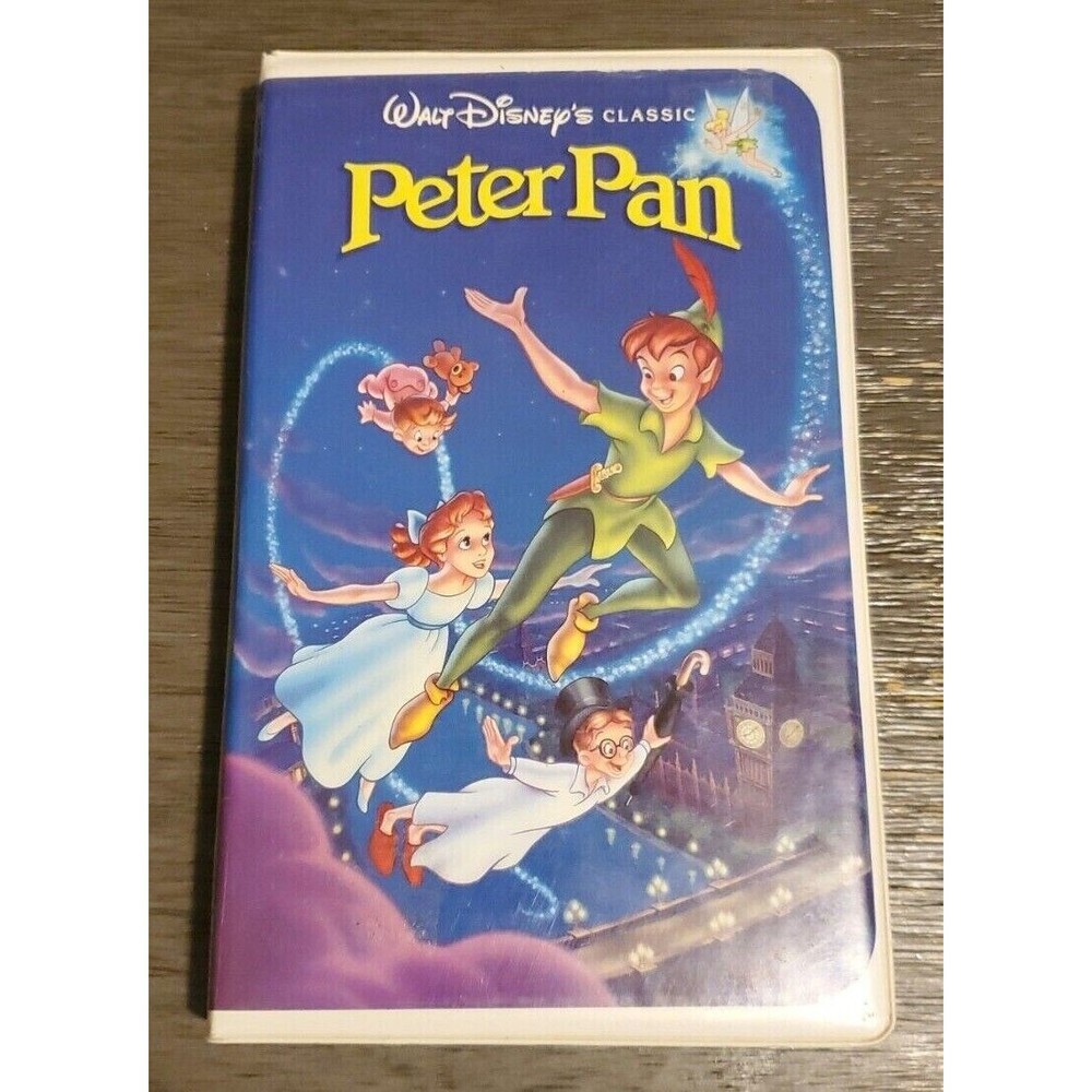 Disney Peter Pan VHS 1990 Black Diamond Edition